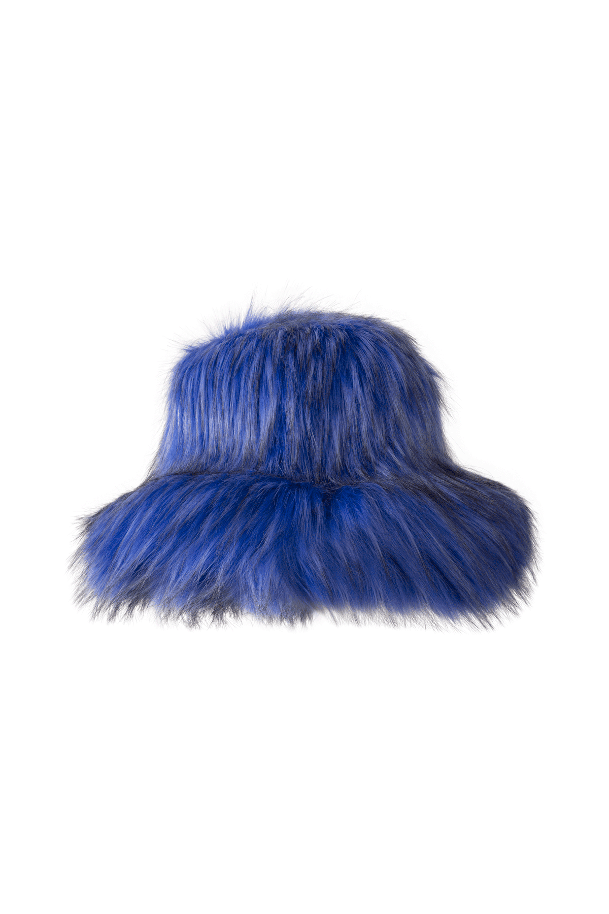 ★VARZAR★ Fur Long Label Boucle Drop Bucket Hat Blue Fur Long Label Boucle Drop Bucket Hat Blue - VARZAR | 60