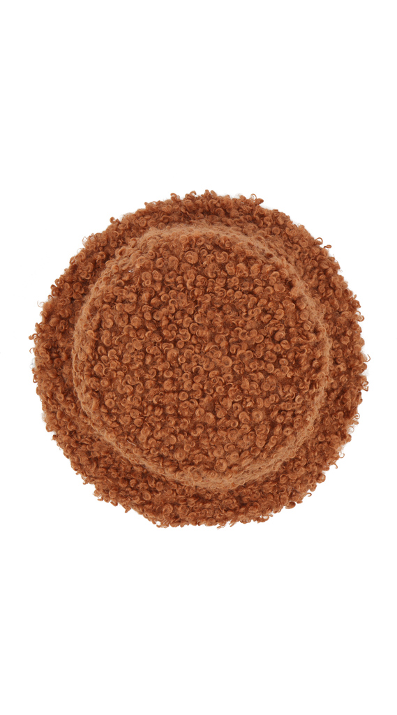 BOUCLE FUR BUCKET TOFFEE