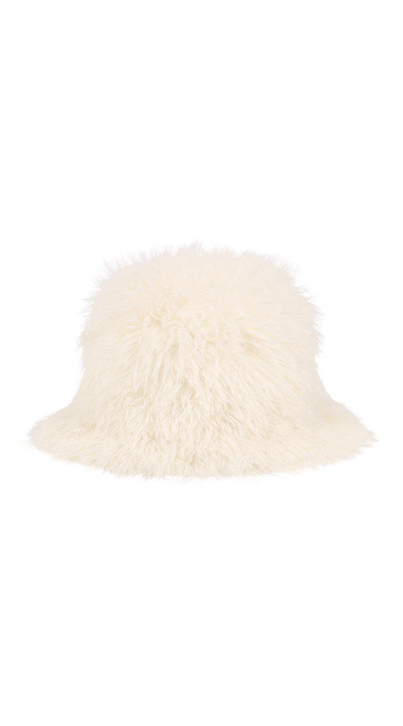 SHAGGY BUCKET OFF WHITE TYLERLAMBERT