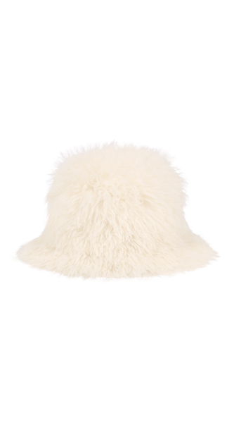 SHAGGY BUCKET OFF-WHITE | TYLERLAMBERT